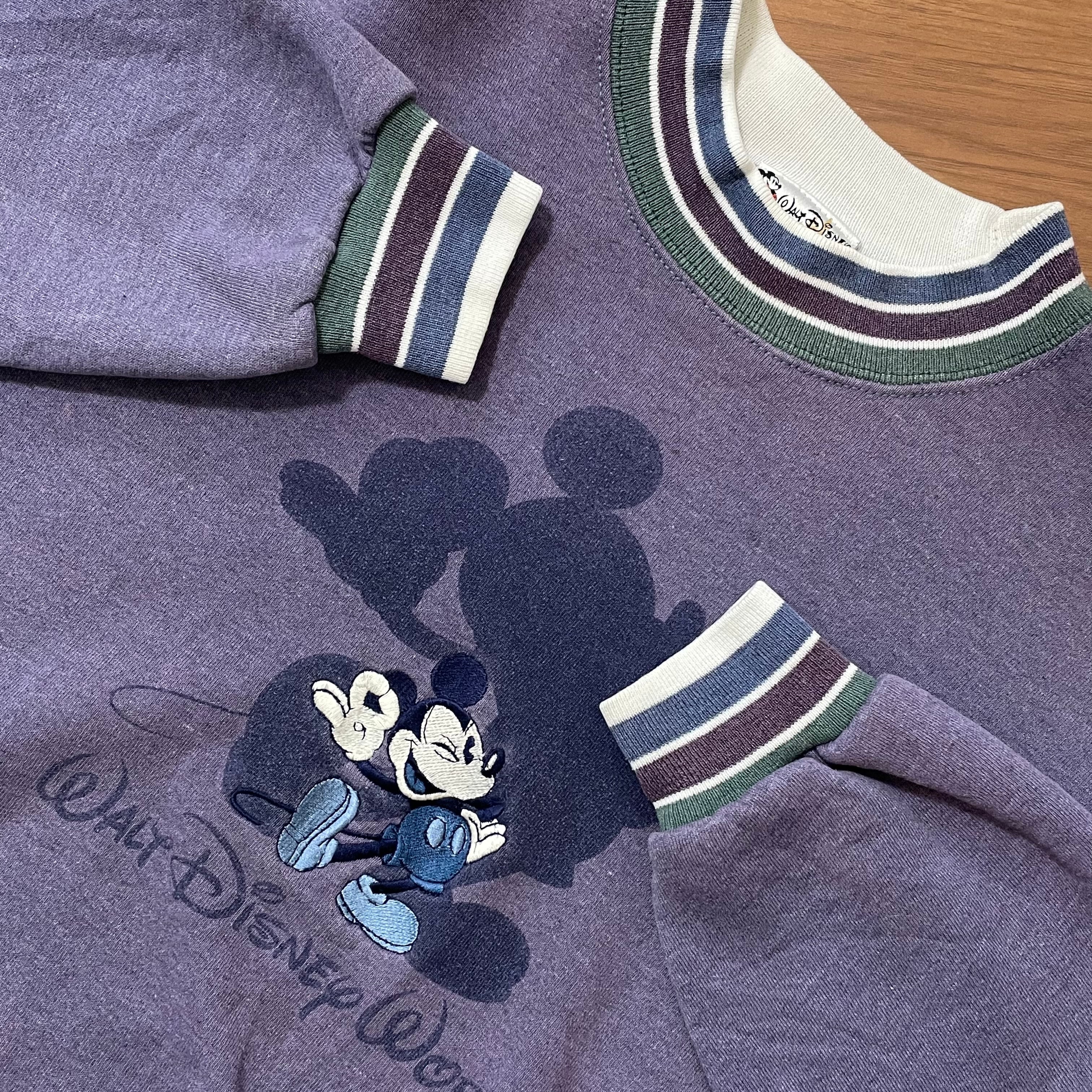 Walt Disney World】90s USA製 スウェット トレーナー 刺繍 ロゴ