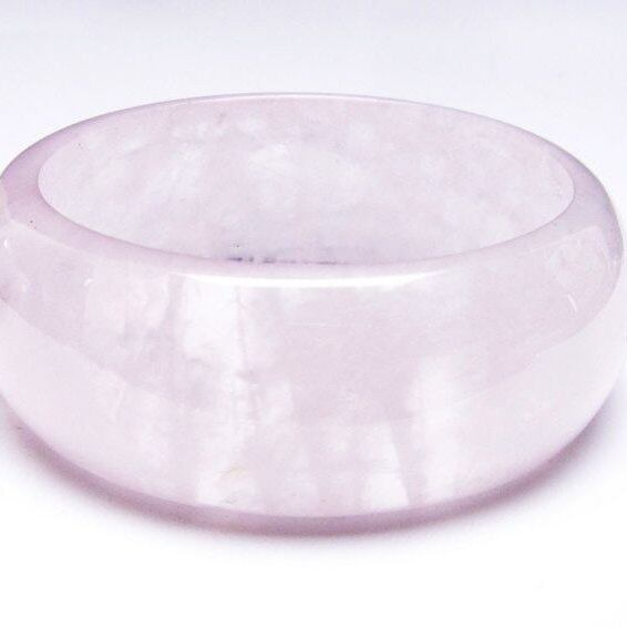 ローズクォーツ バングル 一点物 メール便可 [M便 1/10] 111-37074