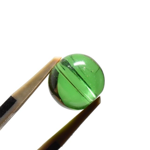 【再入荷】インドネシア産アンダラビーズ　エメラルドグリーン粒売　10mm前後