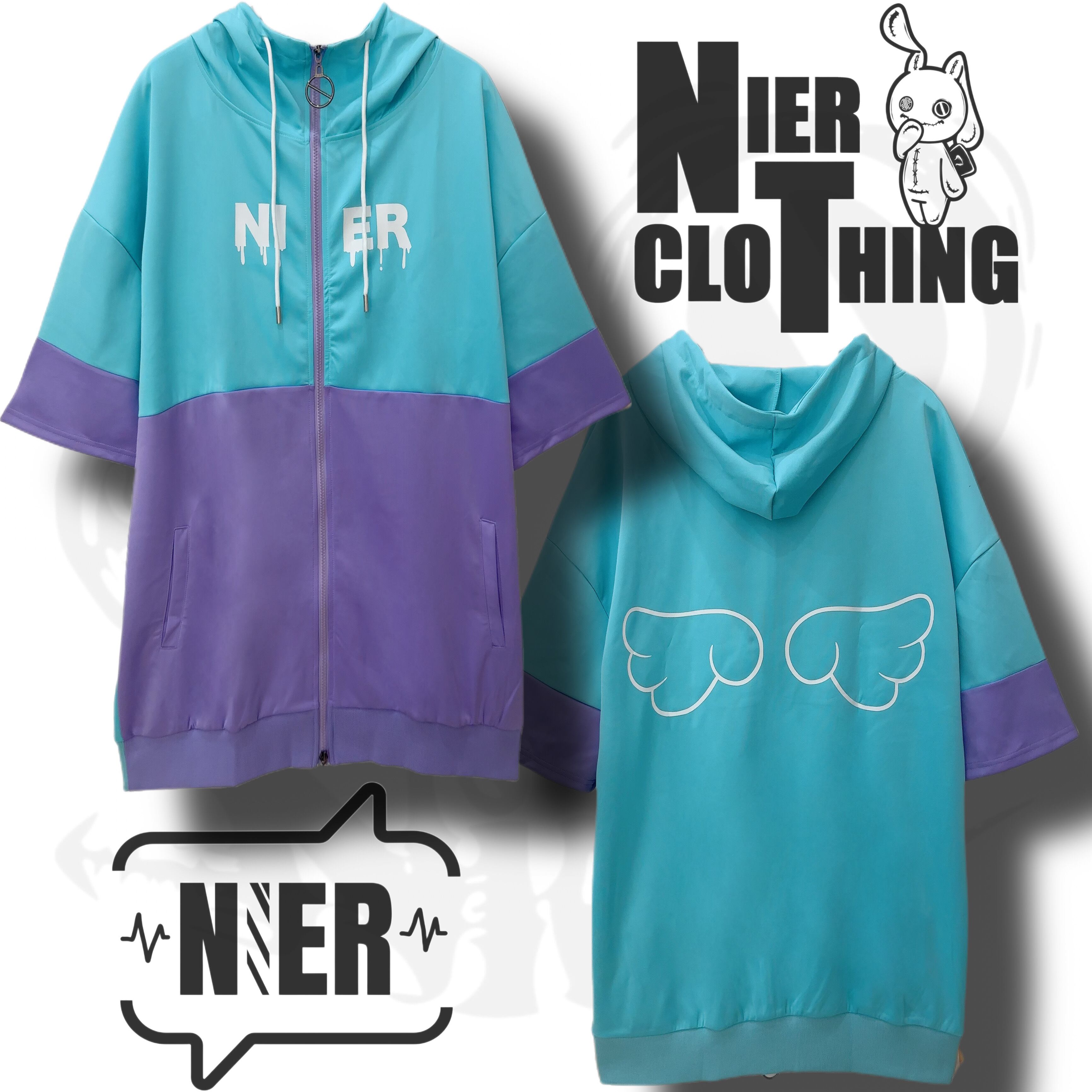 NieR 2way MENS BACK ZIPPER OUTER パーカー