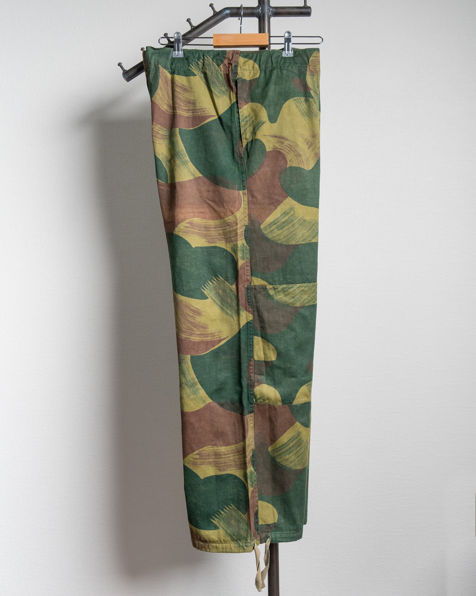 USED】50's Belgian Army Brushstroke Camouflage Trousers 実物