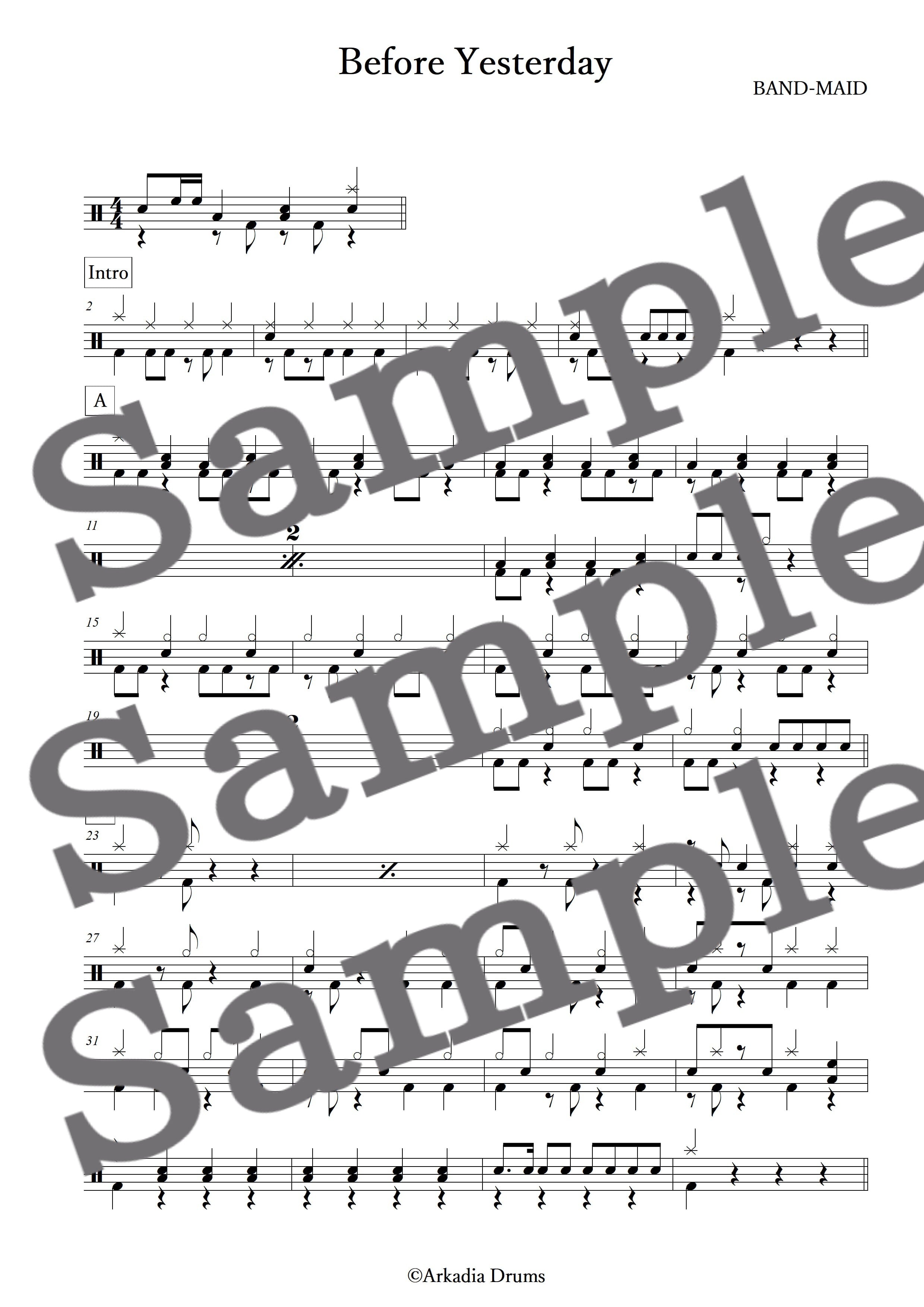 Before Yesterday(BAND-MAID)