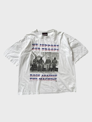 90s Rage Against The Machine We Support Our Troops T-shirt (XL)