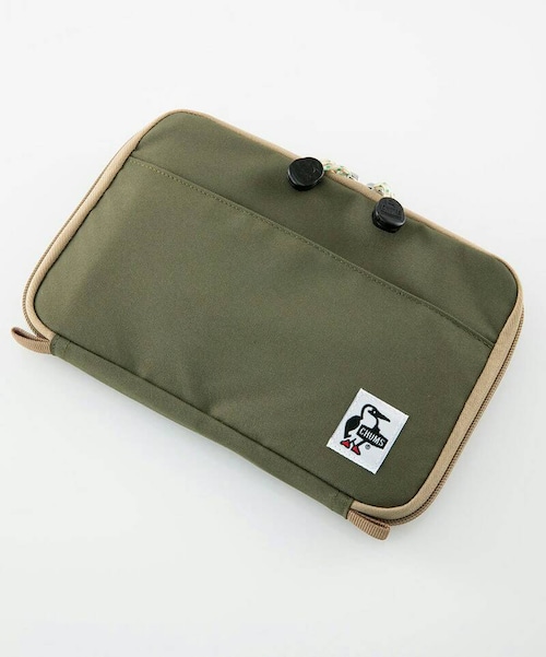 CHUMS (チャムス) リサイクルタイディポーチ ケース カーキ CH60-3133