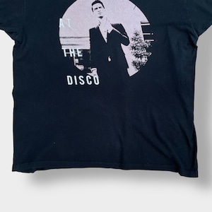 【TULTEX】Panic! At The Disco パニック！アット・ザ・ディスコ バンドTシャツ ツアーTシャツ バックプリント 両面 ロゴ ミュージック 音楽 バンt XXL ビッグシルエット 黒t 半袖 夏物 MEXICO製 us古着