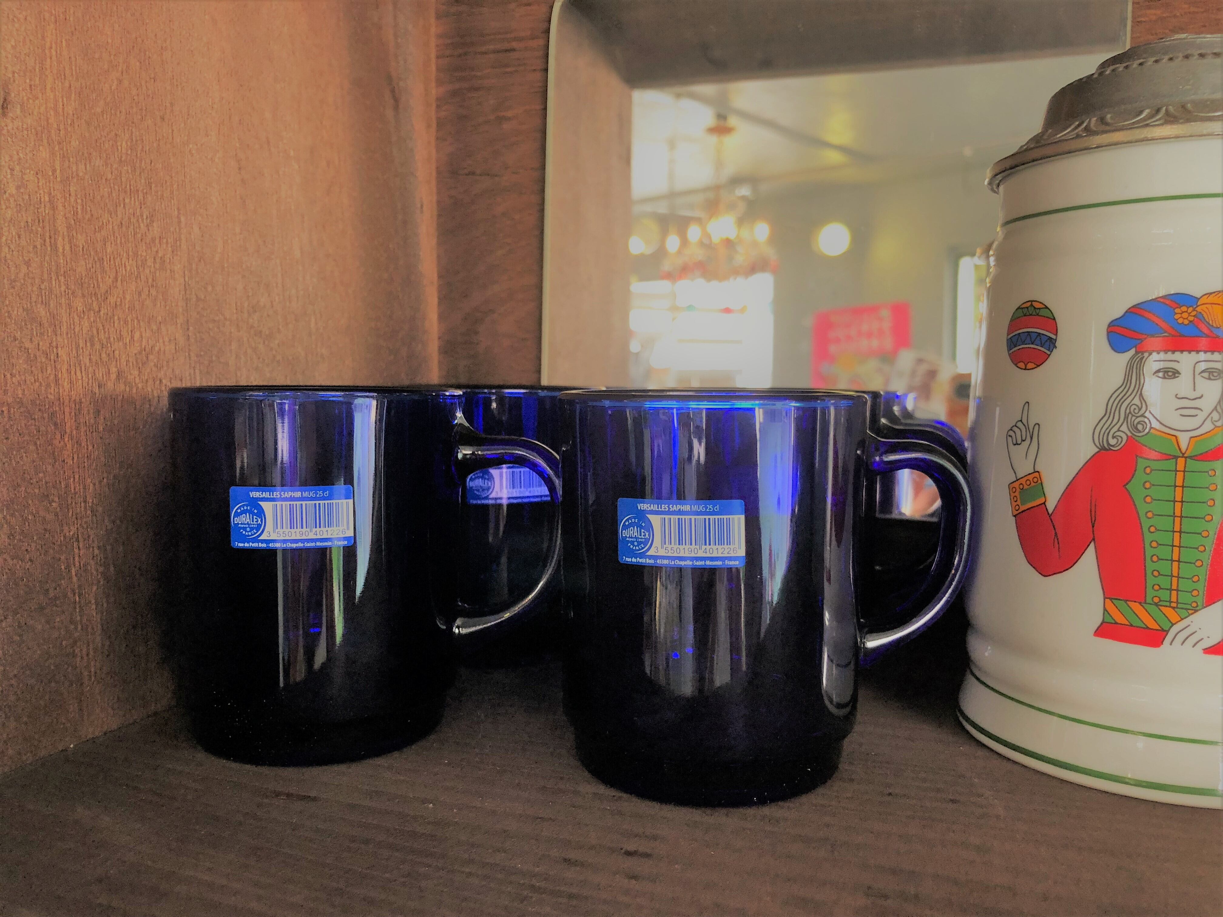 フランス サファイアブルー 耐熱ガラス マグカップ | コチカーニバル