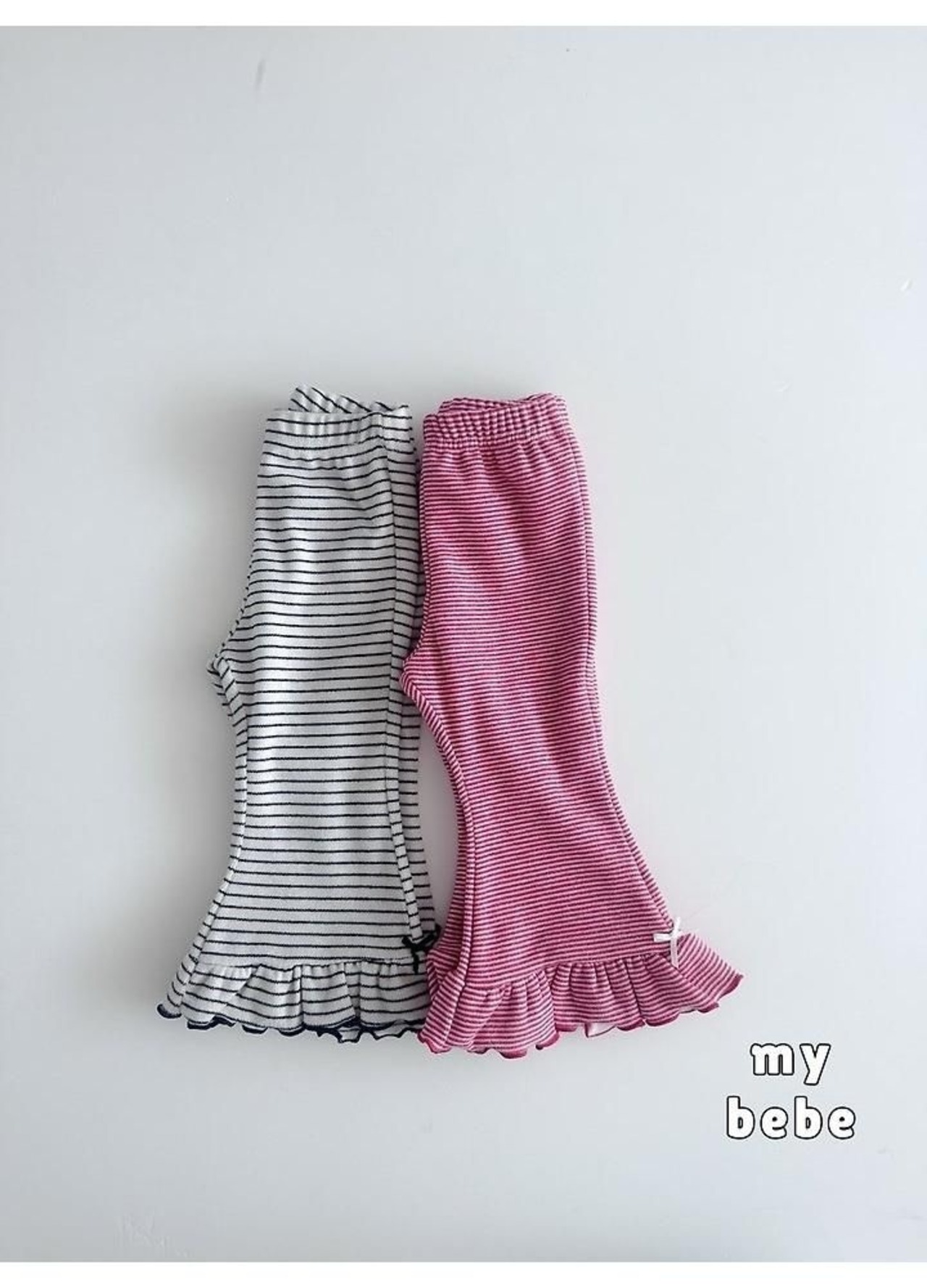 韓国子供服 / 26winter / my bebe / プチ切り替えパンツ / キッズ / 冬服 *XS~XL*