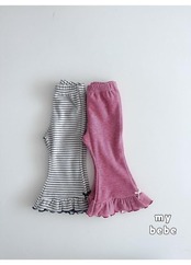 韓国子供服 / 26winter / my bebe / プチ切り替えパンツ / キッズ / 冬服 *XS~XL*