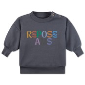 〈 REPOSE AMS 23AW / BABY 〉crewneck sweater / iron grey