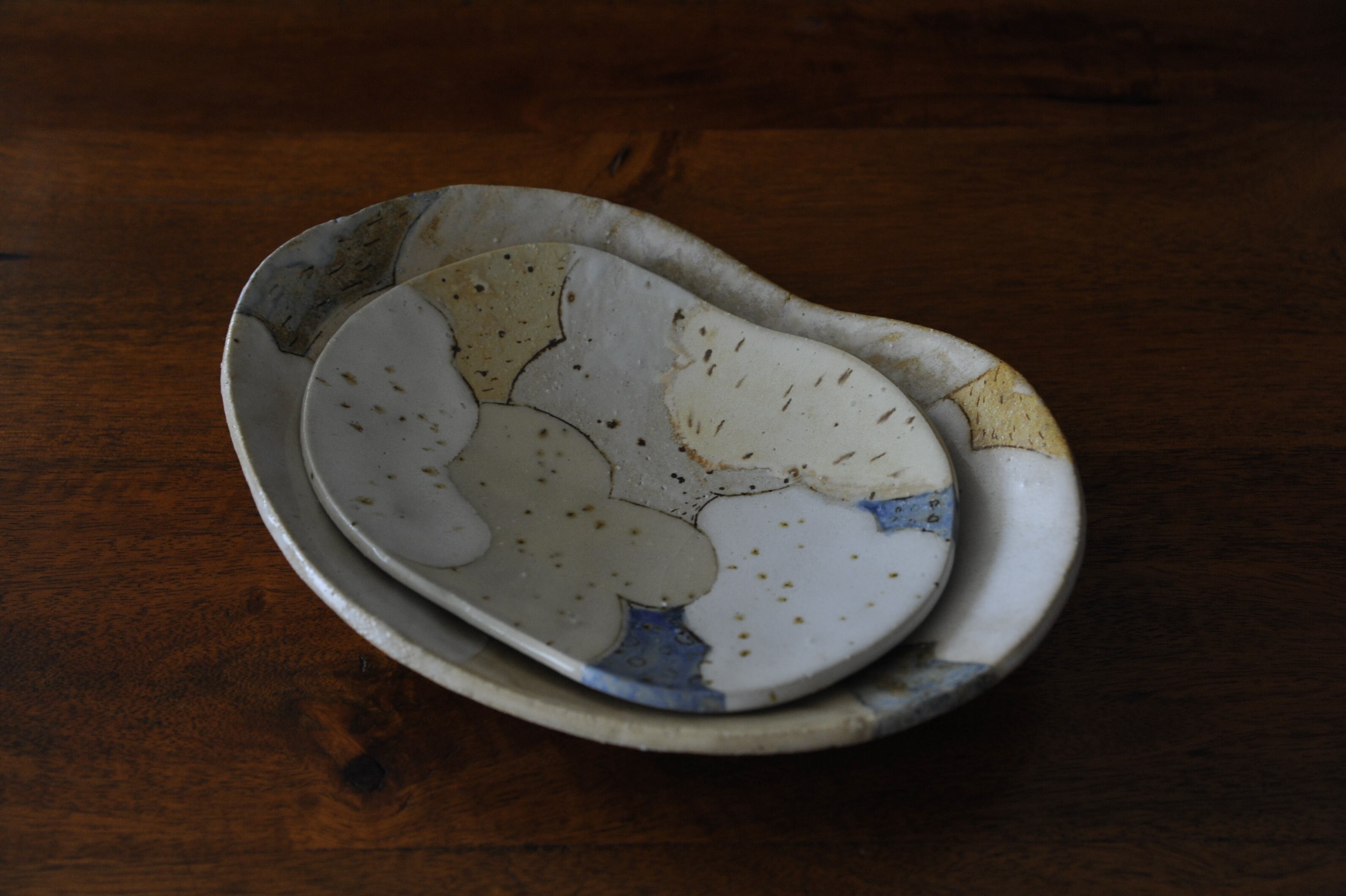 708 由良利枝子 雲皿 小 Handeco