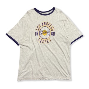 Los Angeles Lakers Printed Ringer T-shirt. NBA