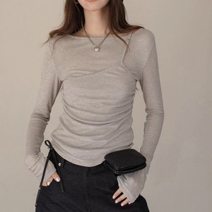 アシンメトリーデザイントップス  B0271