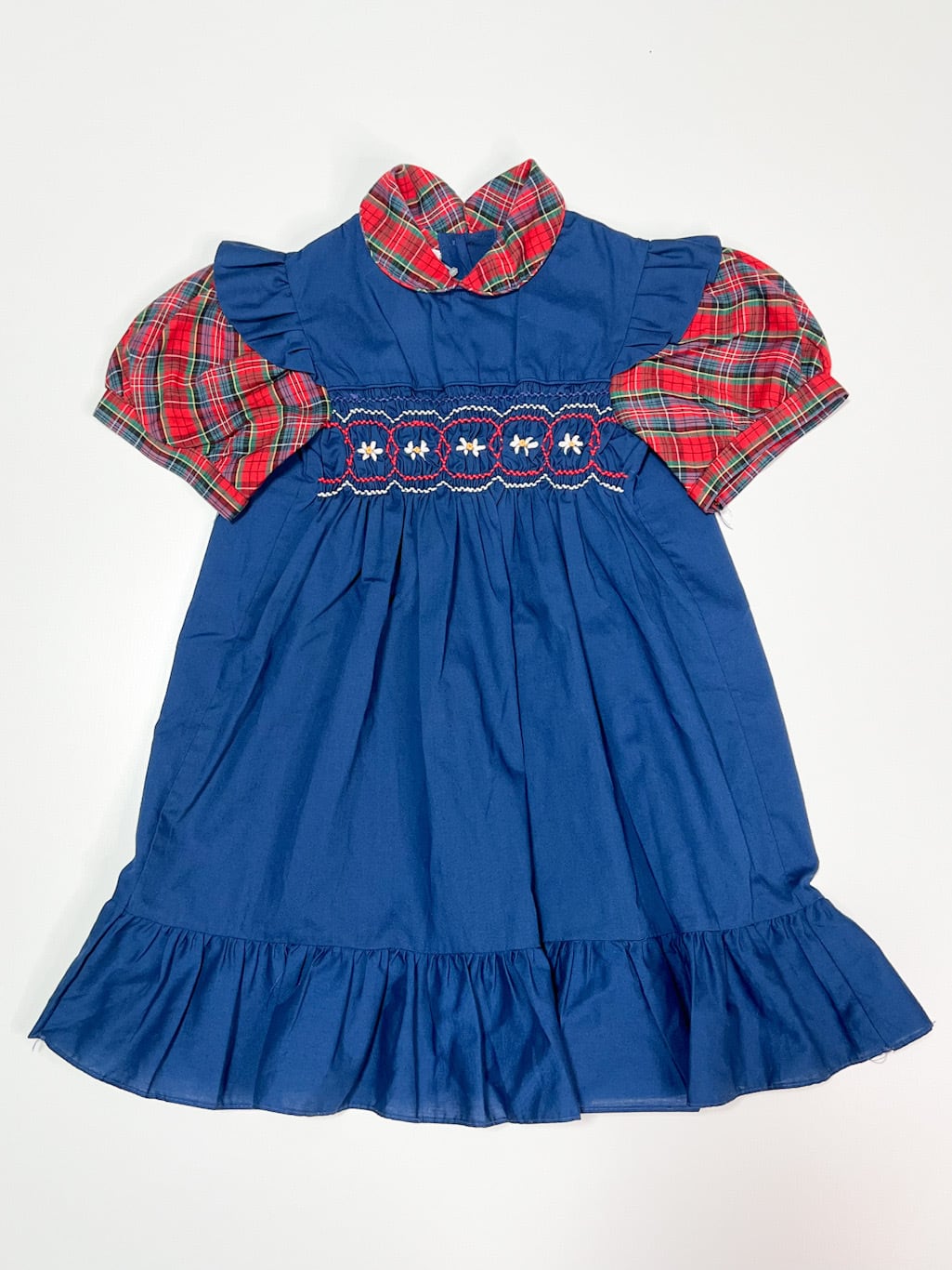 【110cm】VINTAGE 80's プーさん ワンピース【10184】※