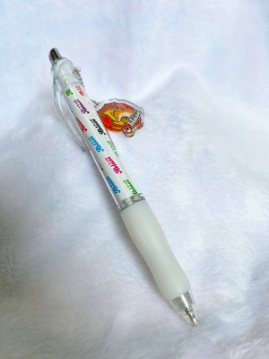 アクリルチャーム付きボールペン　　＜Ball Pointed Pen with acrylic charm＞