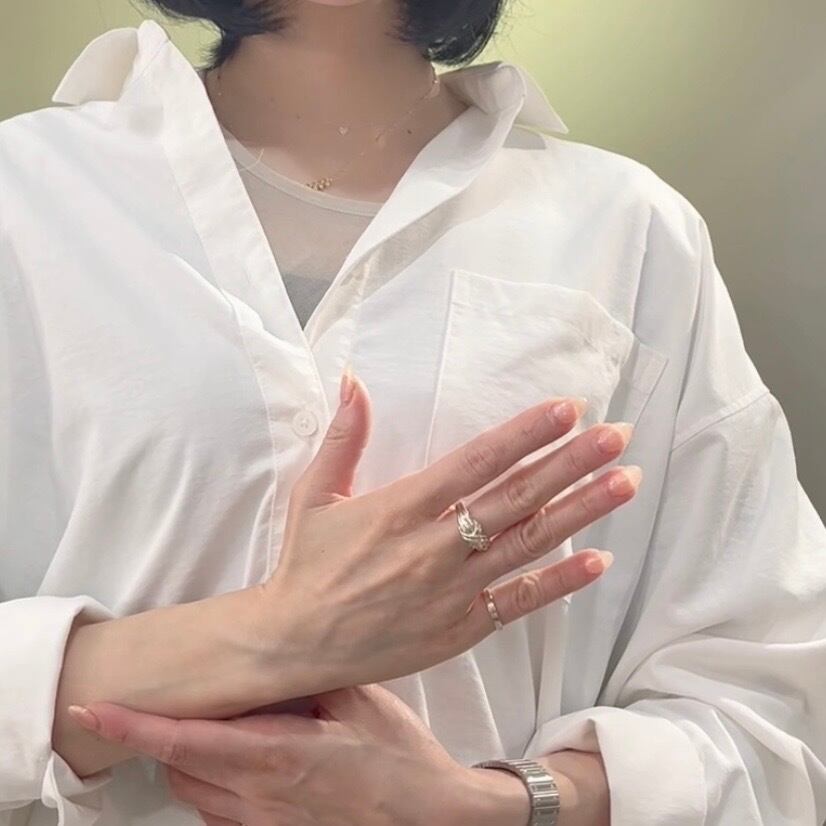TIFFANY＆CO】【14号】 2382ティファニーaddressナローリング 指輪