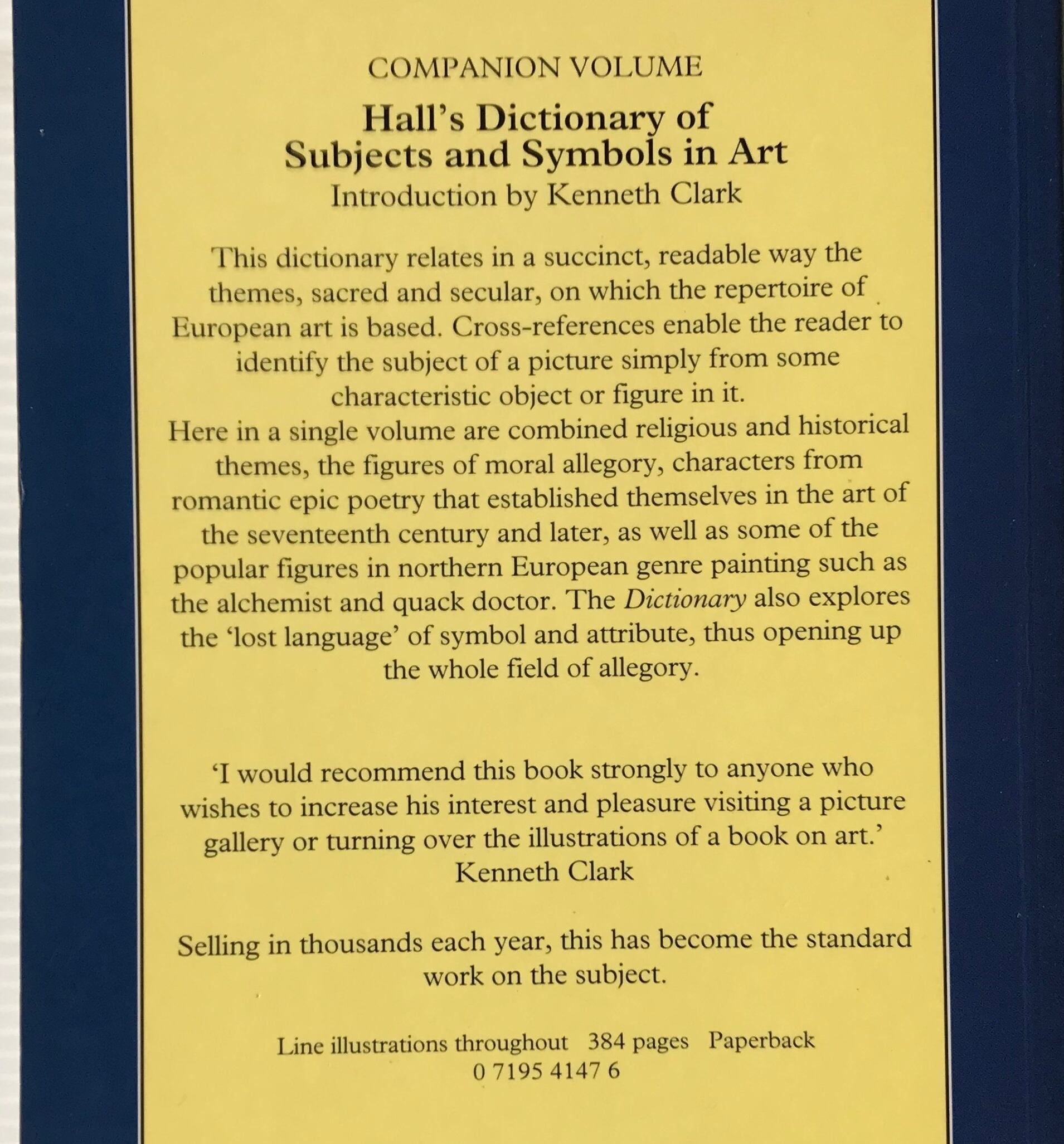 Illustrated dictionary of symbols in Eastern and Western Art James Hall