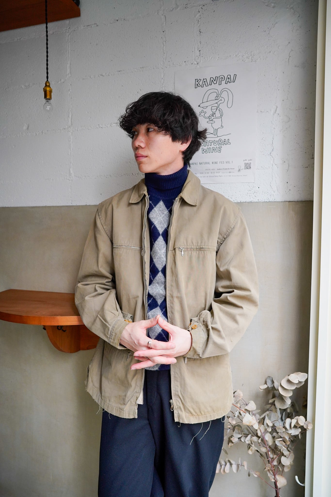 【1970s】"Sport Breitmeyer" 4-Pockets Zip-up JKT / 6-364