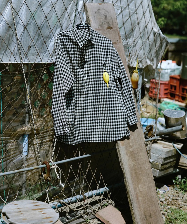 beta post / B02LESH-23-2  NAPPING SHIRT (GINGHAM)