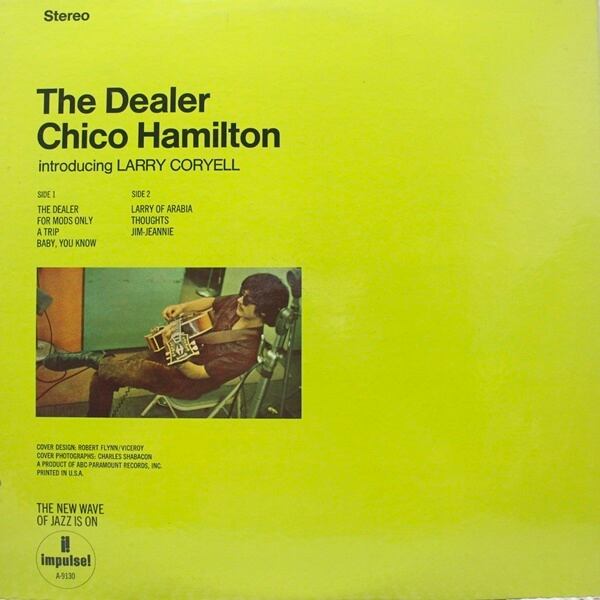 Chico Hamilton Introducing Larry Coryell / The Dealer [A-9130, A. 9130] - 画像2