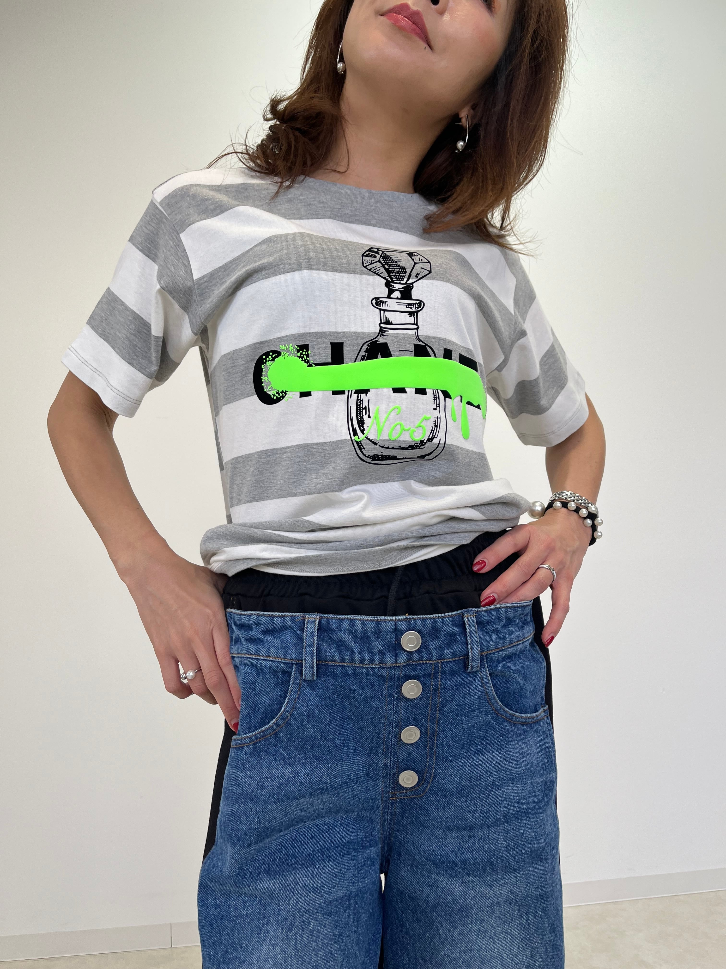ミカーレミカーレ スマイリー Tシャツ MICALLE MICALLE