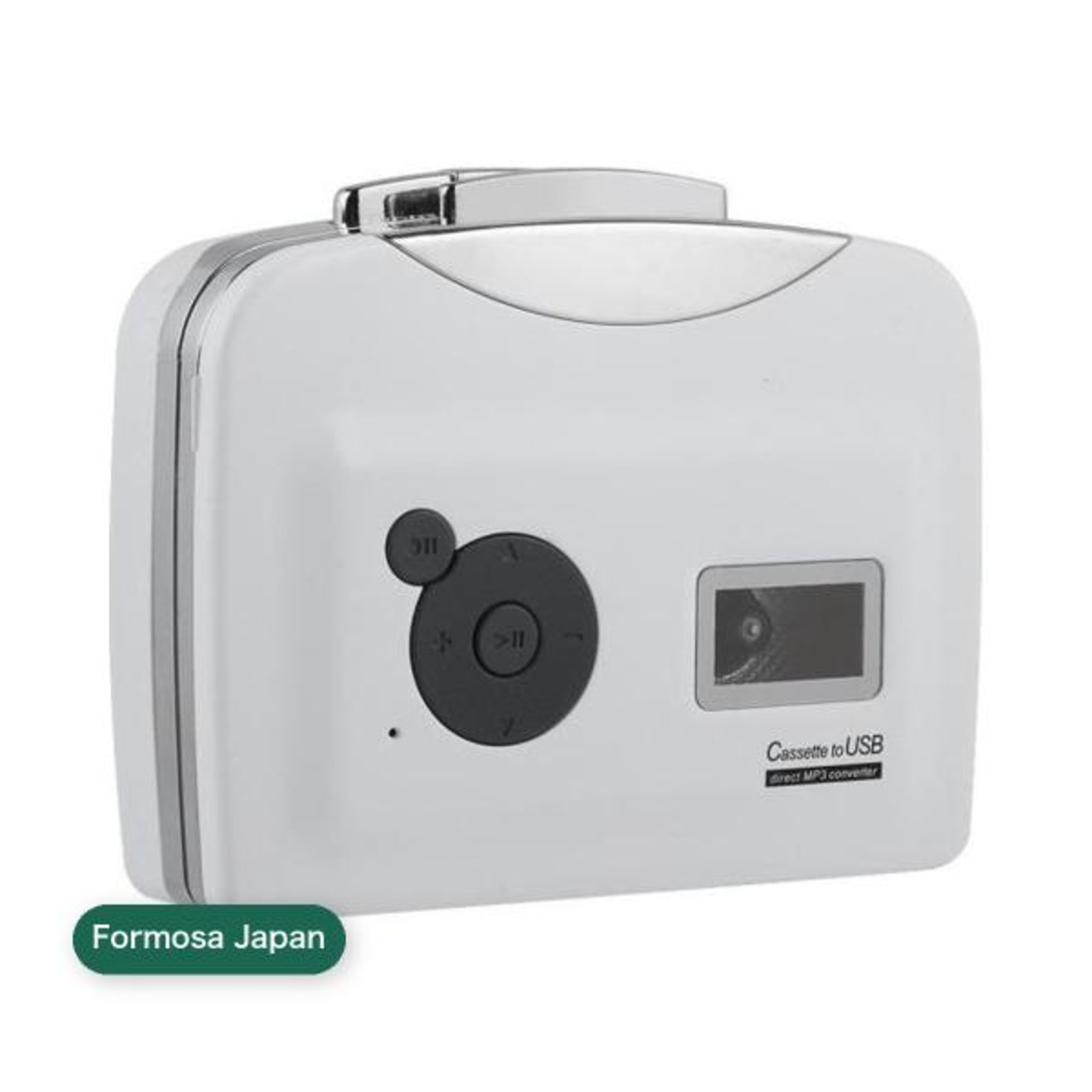 Formosa Japan USB カセット プレイヤー テープ to USBメモリ アダプター 白 IF-CATOUSB2-WT