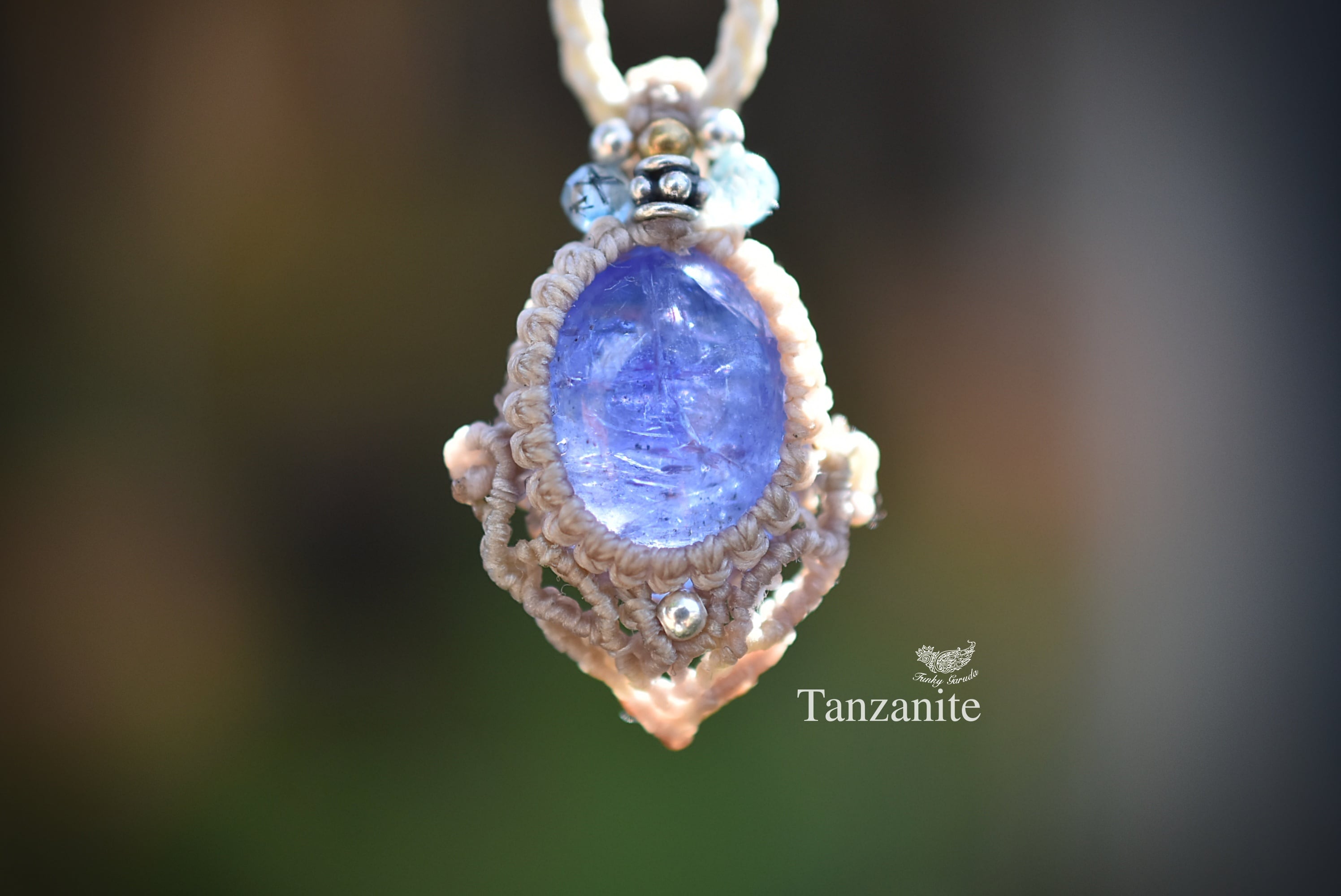 タンザナイトのマクラメネックレス 【公式通販】