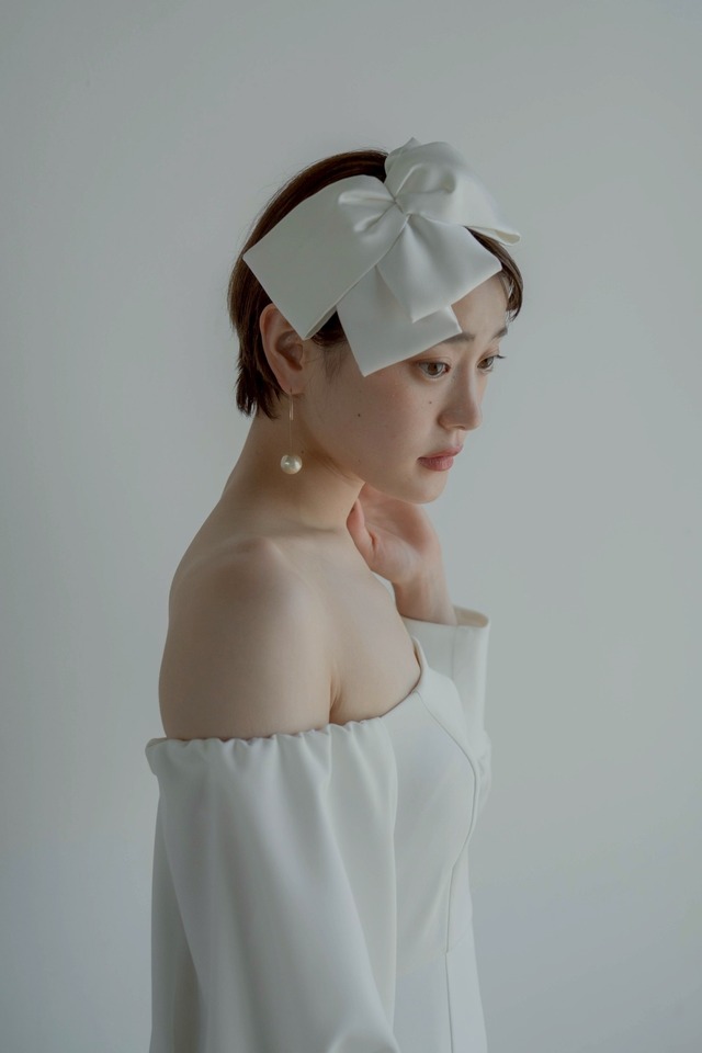 サテンリボンカチューシャ【Rental / Ordar】