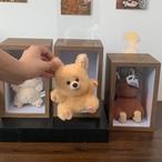 【木製 インテリア 推し活】ディスプレイラック 2個セット ディスプレイ ボックス アクリル 透明 ぬいぐるみ フィギュア アクスタ アクリルスタンド 推しグッズ オタク 収納 防塵 縦置き 横置き カスタム可能