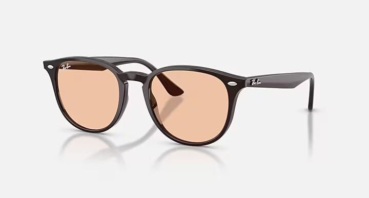 【Ray-Ban】ボストンセルフレーム トランスペアレントブラウン