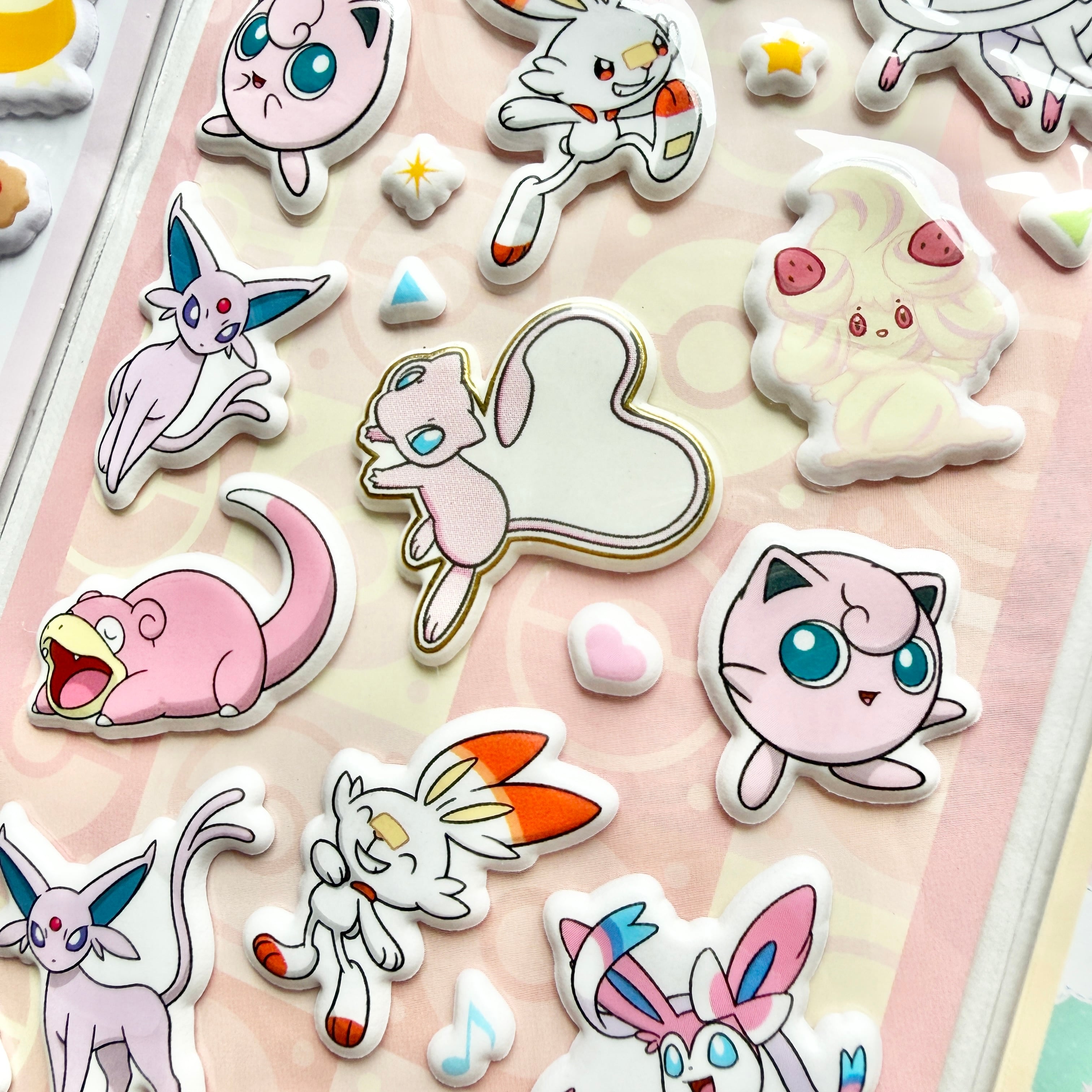 4枚セット】ポケモンぷっくりシール | Jewelie