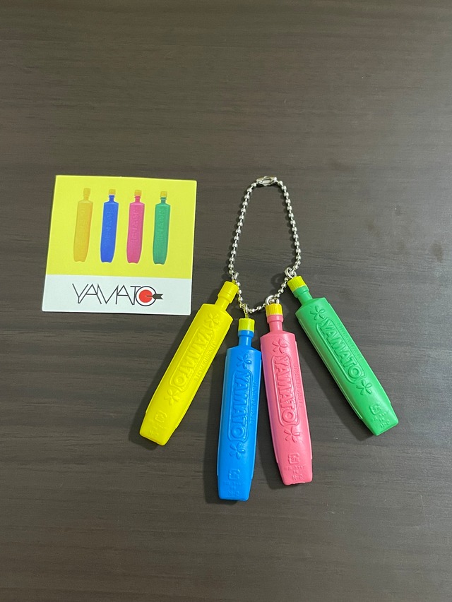 THE文具ミニチュアマスコット６①ヤマト株式会社「ヤマト糊チューブT-NO３」