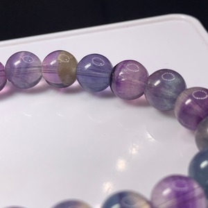 f24シャボン玉の様なグラデーションフローライトブレスレット