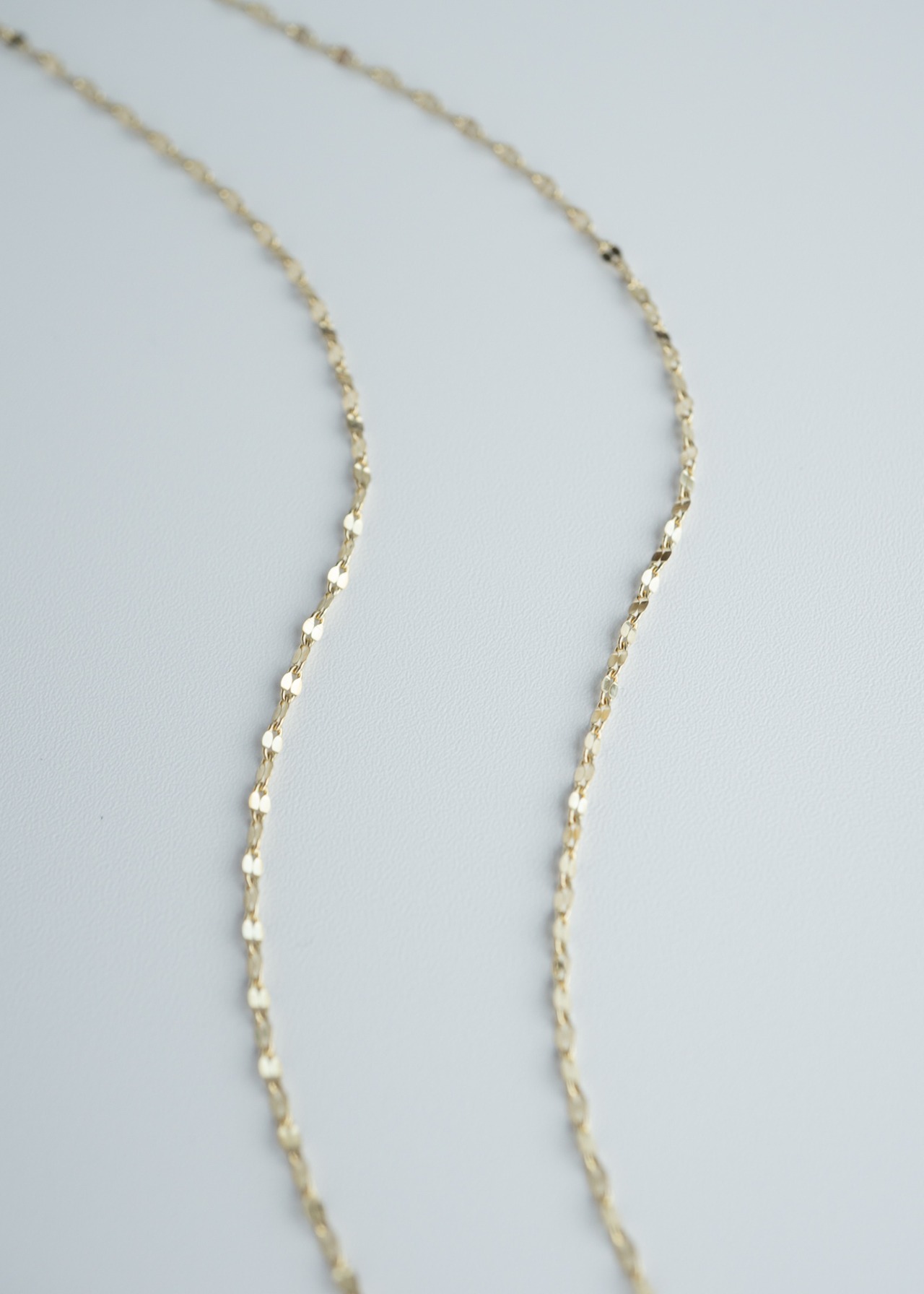 K10YG -Simple Necklace- A【Long】