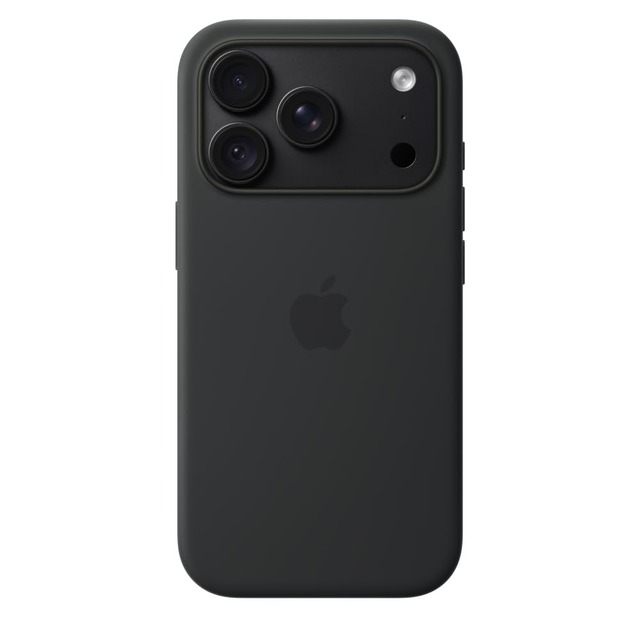 Apple MagSafe対応iPhone 18 Proシリコーンケース - ブラック ​​​​​​​