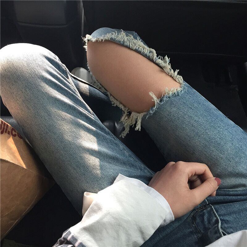 オータムハイウェストウェストジーンズ スリムパンツ 秋物 モンロー3510570