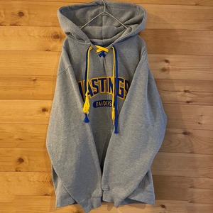 【in play】ハイスクール スポーツチーム 刺繍ロゴ パーカー プルオーバー hoodie アメリカ古着