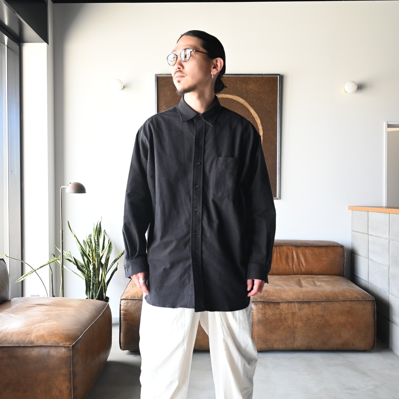 THE DAY / VINTAGE BRUSHED FLANNEL SHIRT