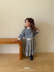 韓国子供服 / BANANA J / 26Autumn / ネス ロングスカート / 秋服 / キッズ *XS~JS*
