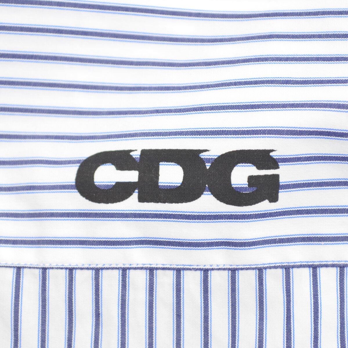 CDG COMME des GARCONS カッティングフリンジシャツ