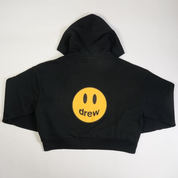 Size【M】 drew house ドリューハウス Cropped Zip Hoodie パーカー 黒