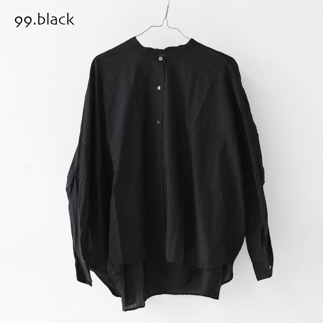 mizuiro ind [ミズイロ インド] back gather wide shirt [1-238975