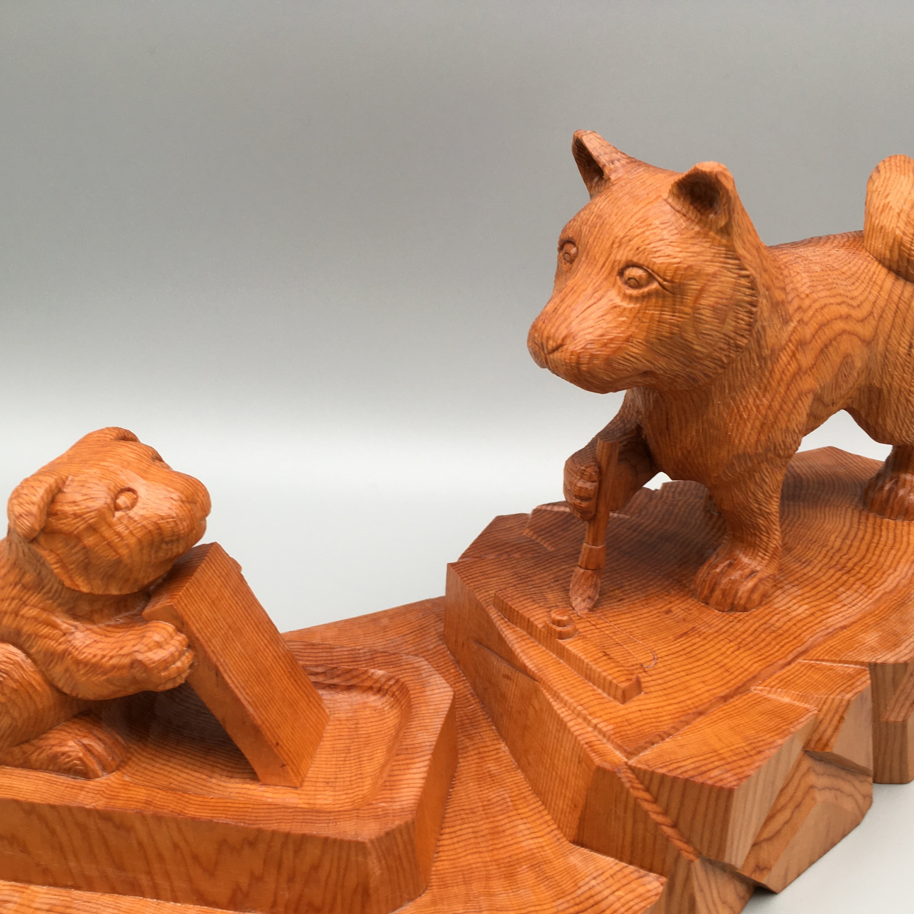 一刀彫 谷口彫刻 テン 鍾馗 | 一位一刀彫 谷口彫刻ECサイト