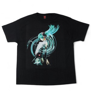 GEEKS RULE ギークスルール 初音ミク コラボ Tシャツ ブラック サイズ2XL