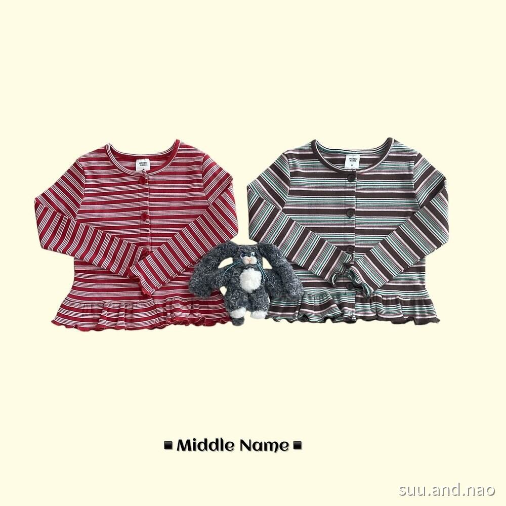 取寄:middlename ハニーフリルカーディガン※送料無料