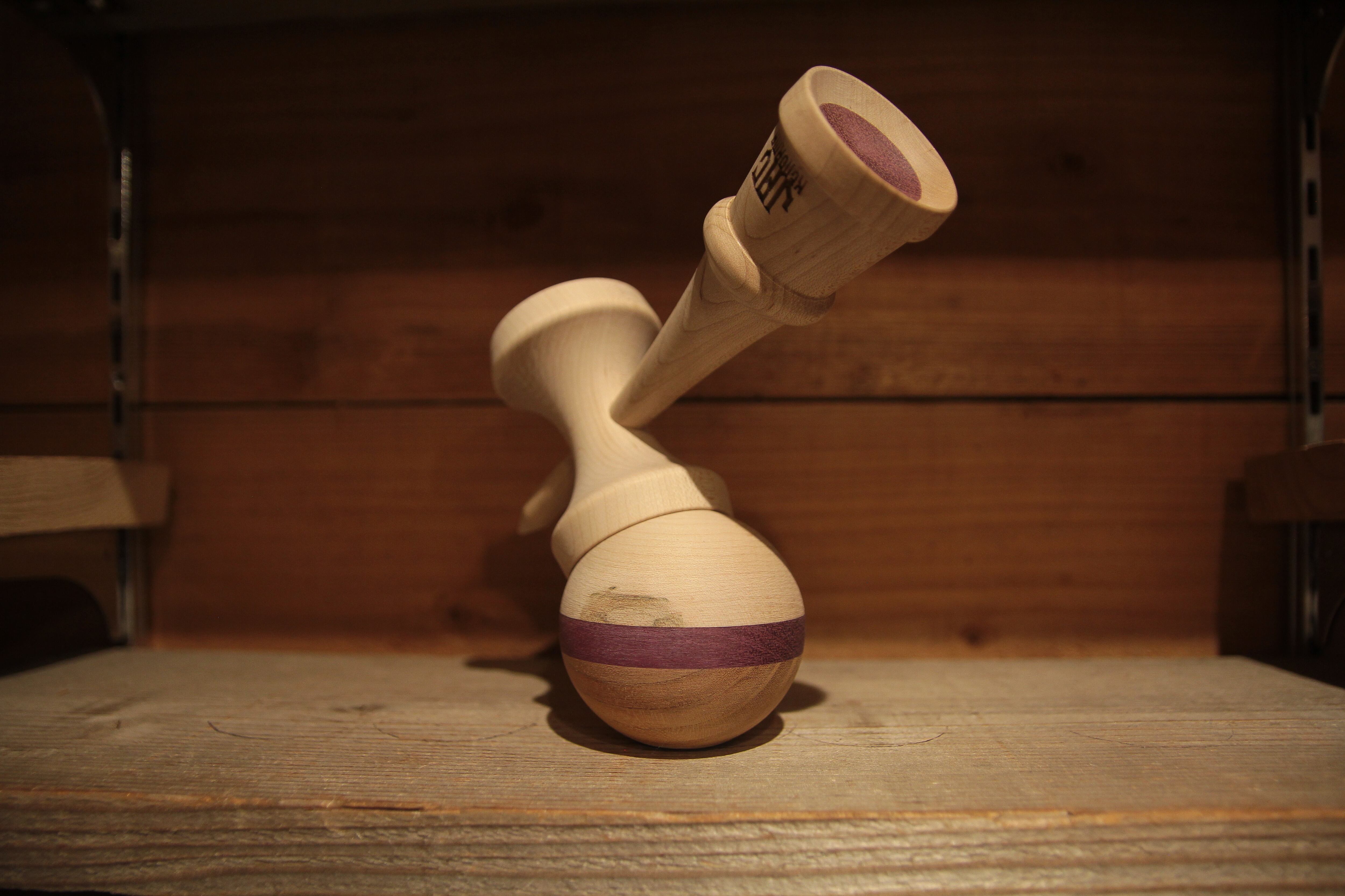 わけあり特価 JAC kendama 10MM LINE LAMINATED MAPLE SMOOTHIEけん玉