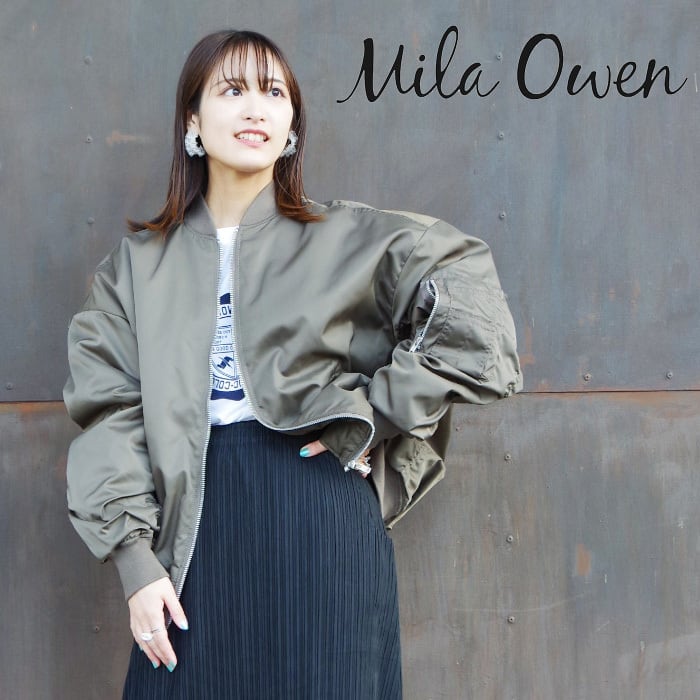 Mila Owen MA-1 ミリタリー ジャケット 0 ブルゾン