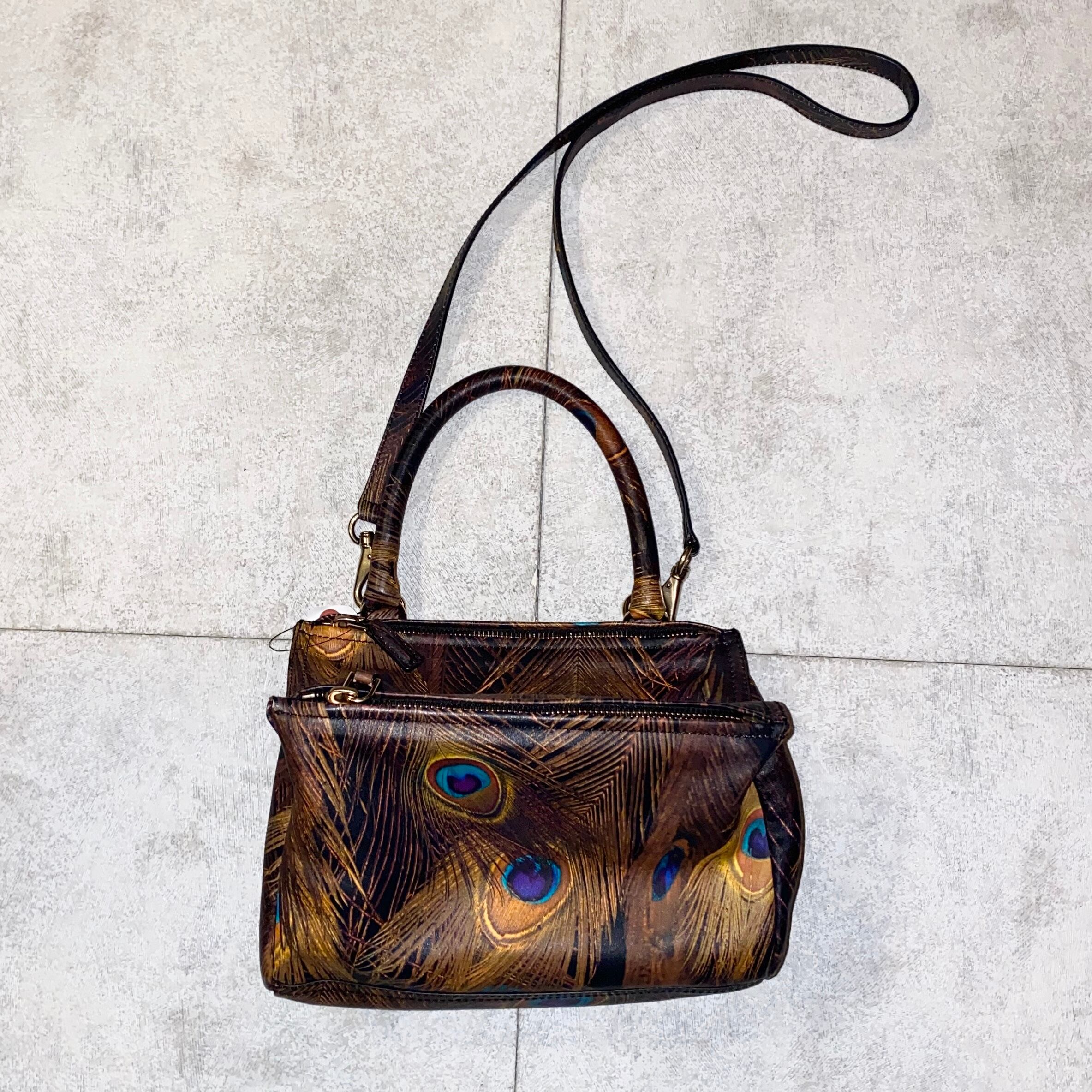 GIVENCHY ピーコック　ケース GIVENCHY peacock pattern 2way bag “pandora” | NOIR ONLINE