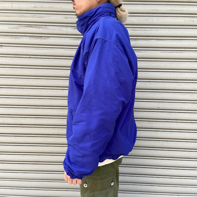 80s USA製　パタゴニア　シンチラサークジャケット　ナス紺　L 三角タグ