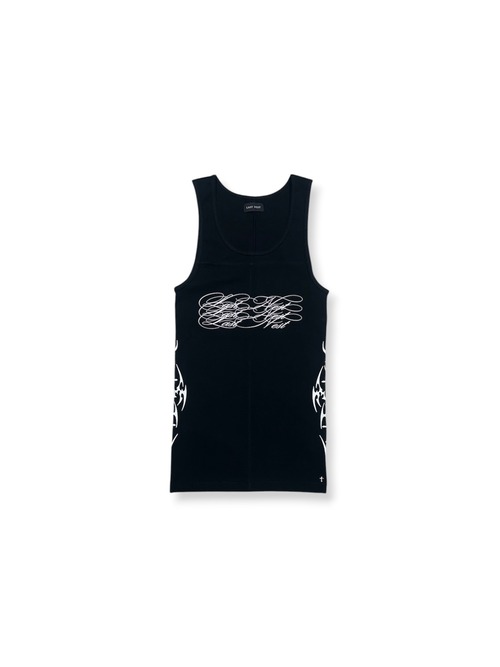 LAST NEST / tribal tank-top black