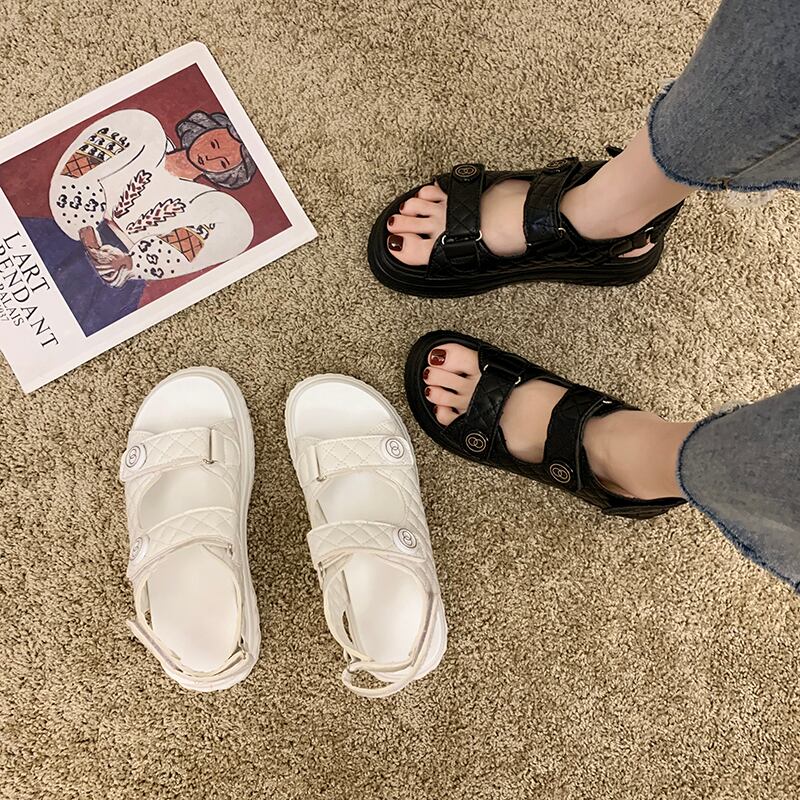 サンダルサマーレッド 靴 シューズ 夏物 部族の婦人靴14836337501